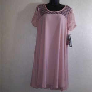 ladies blush pink dress